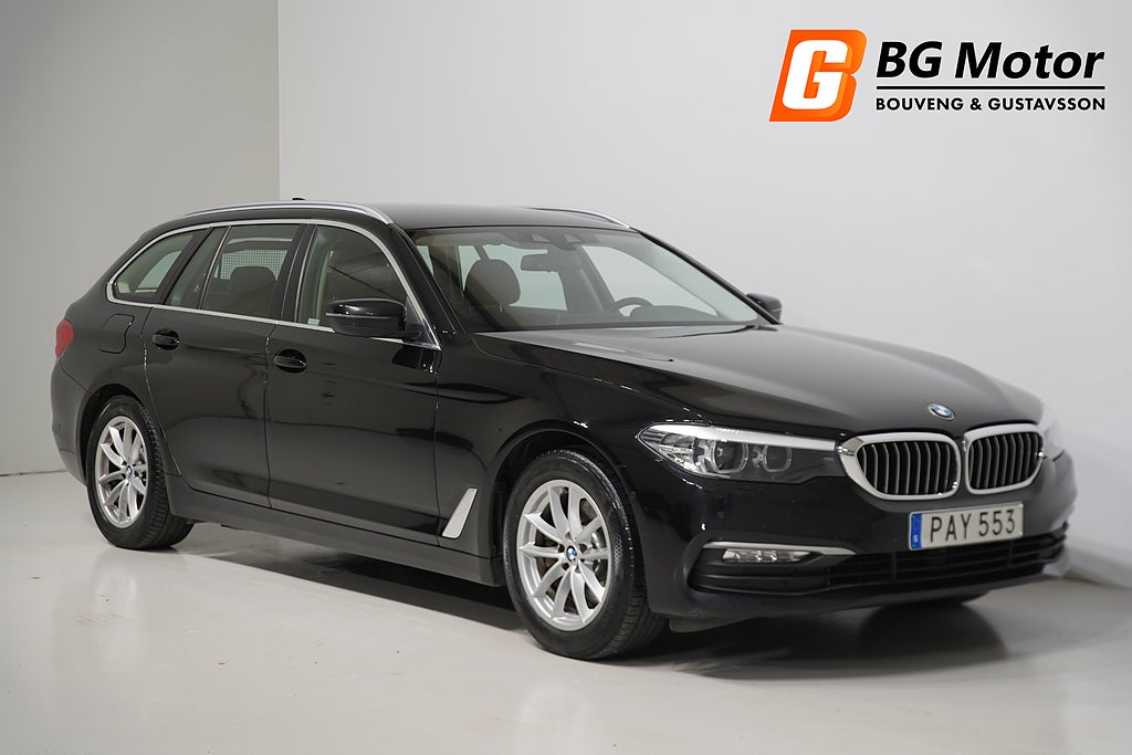 BMW 520 d 190HK Aut Drag/B-Kamera/Navi/P-Värm/1,99% Ränta