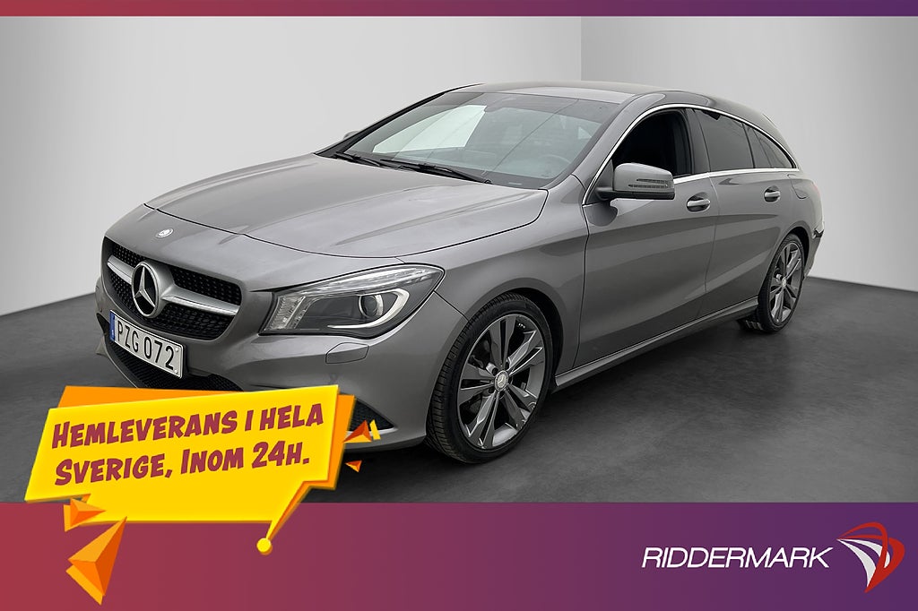 Mercedes-Benz CLA 220 CDI Shooting Brake 177hk Kamera Drag