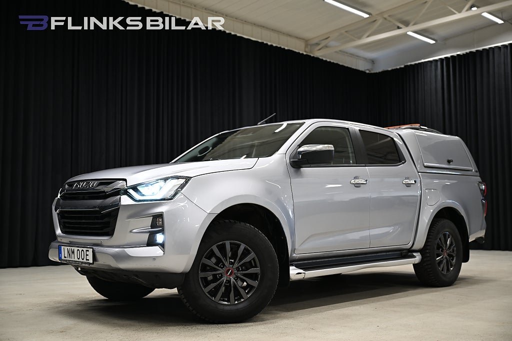 Isuzu D-Max 163HK Automat|Dubbelhytt|Kåpa|Drag|Värmare|Moms|SeUtr!!