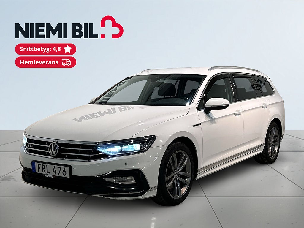 Volkswagen Passat Sportscombi 2.0 AWD R-Line Drag Dvärm Kamera S/V-hjul