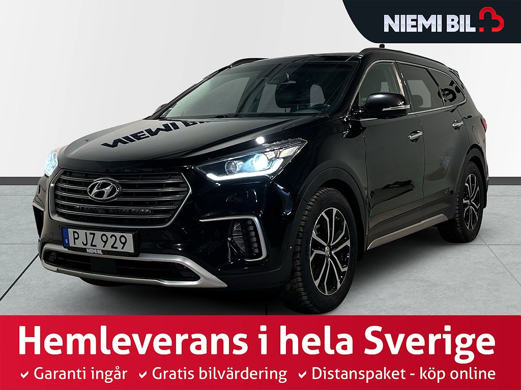 Hyundai Grand Santa fe 7-sits 2.2 CRDi 4WD Drag Mvärm Pano 360° Infinity SoV 