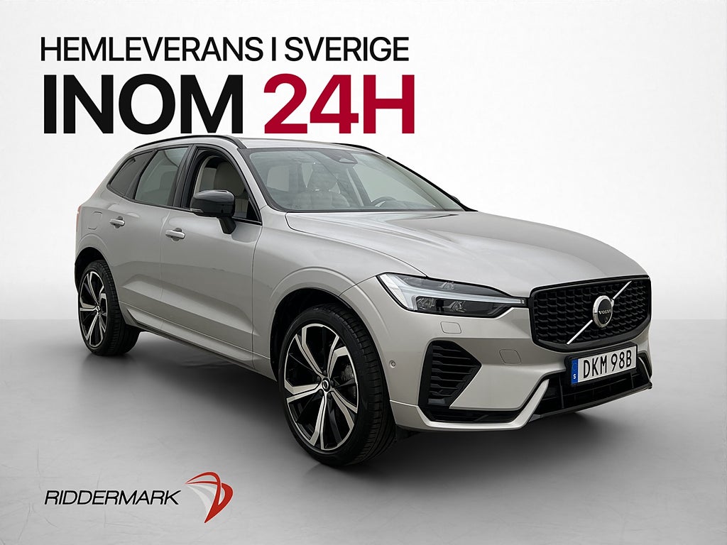 Volvo XC60 Recharge T6 AWD Plus Dark Pano H/K Värm Drag MOMS