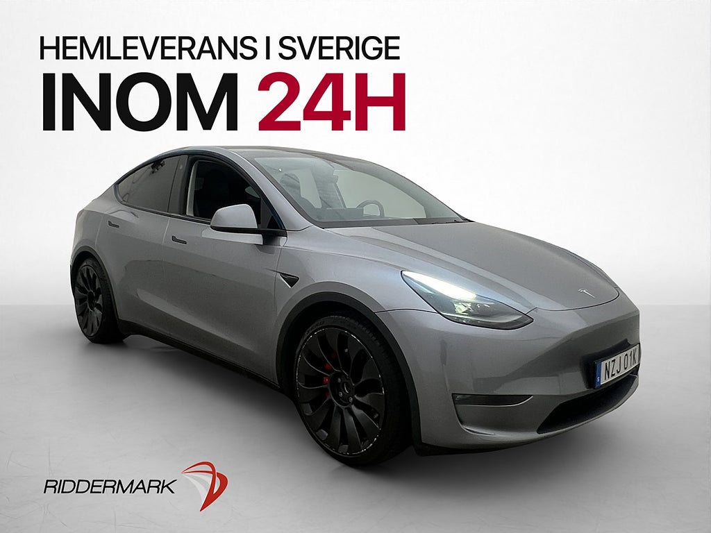 Tesla Model Y Performance Autopilot Svensksåld MOMS