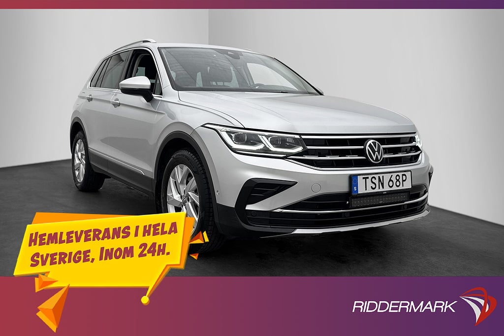 Volkswagen Tiguan eHybrid Cockpit Kamera Drag MOMS 1-Ägare