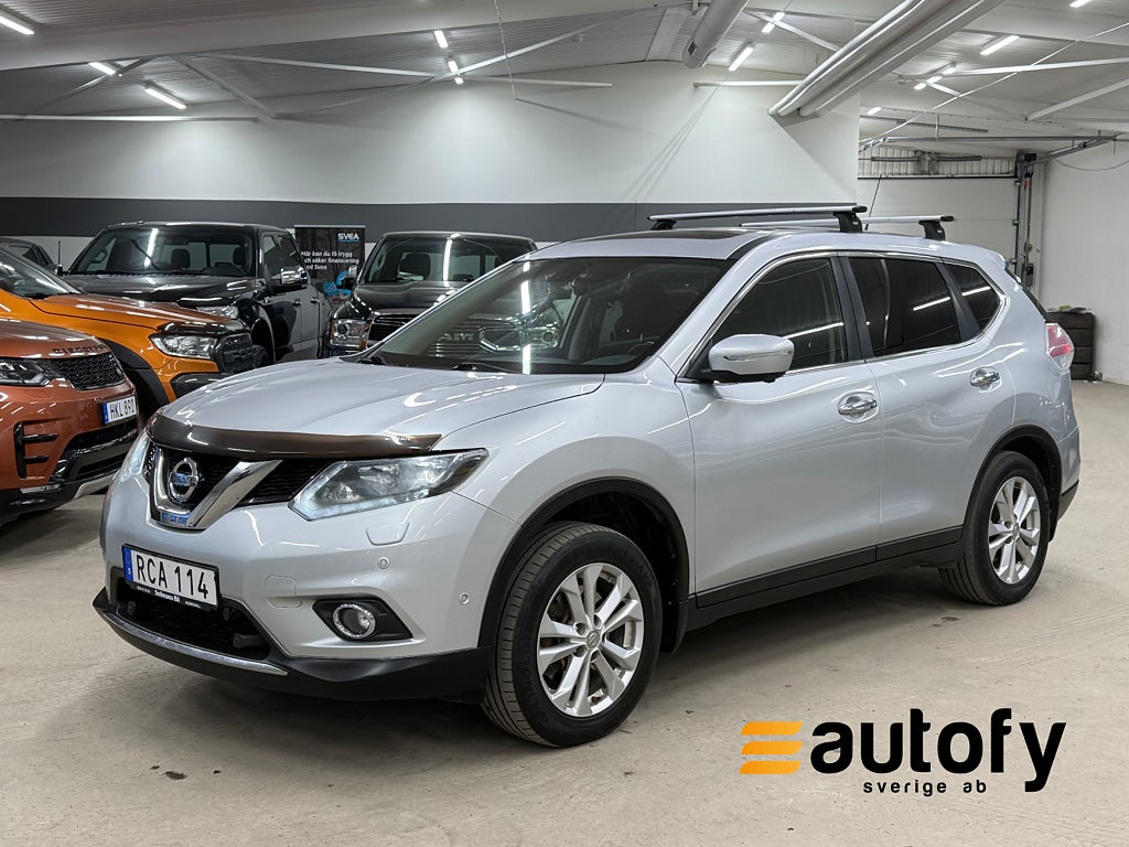Nissan X-Trail 1.6 dCi DPF 4x4 7-SITS PANORAMA DRAG NAVI 360-KAM EU6