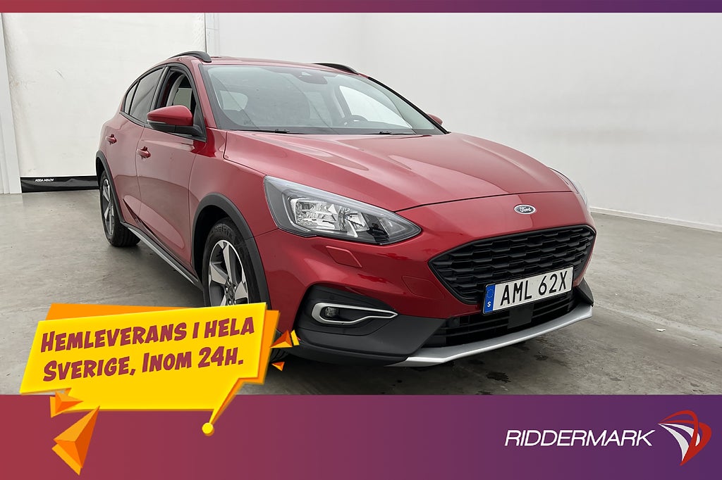 Ford Focus Active 1.0 125hk Titanium Kamera Rattvärme Navi