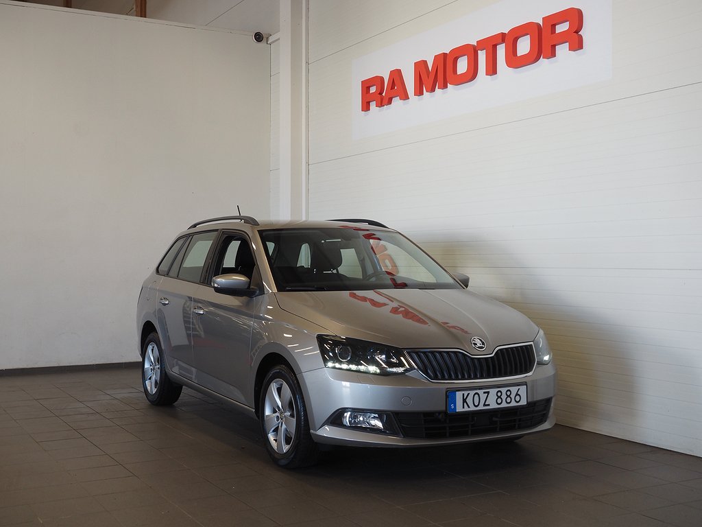 Skoda Fabia Kombi 1.0 TSI 95hk Style Dragkrok Motorvärmare 2018