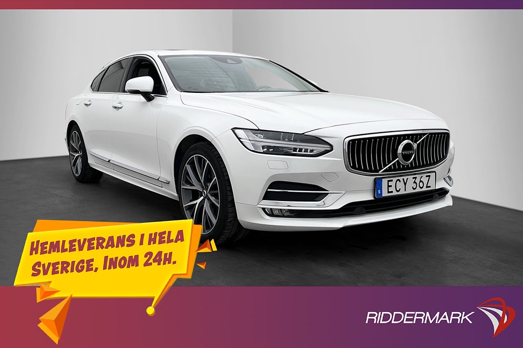Volvo S90 D5 AWD Inscription Taklucka VOC Kamera Värmare
