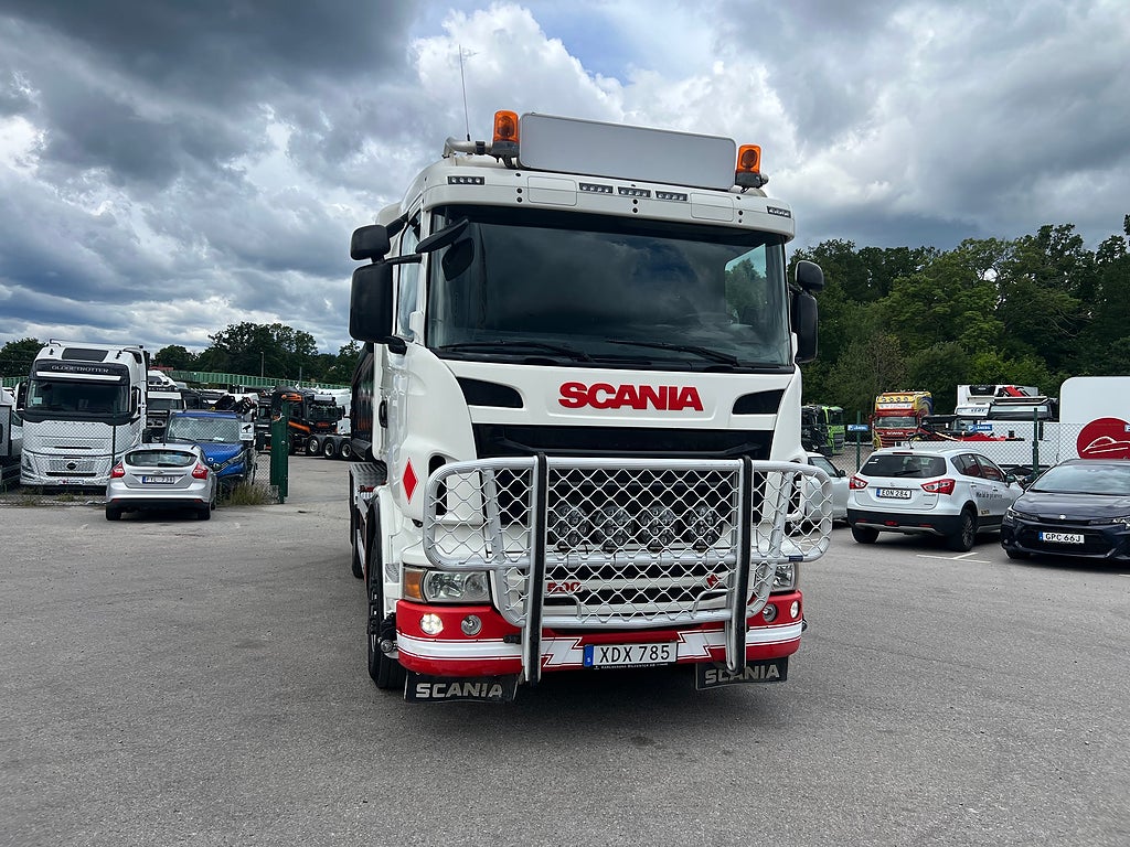 Scania R500 V8 6x2*4 Manuell Växellåda, Lastväxlare inkl flak