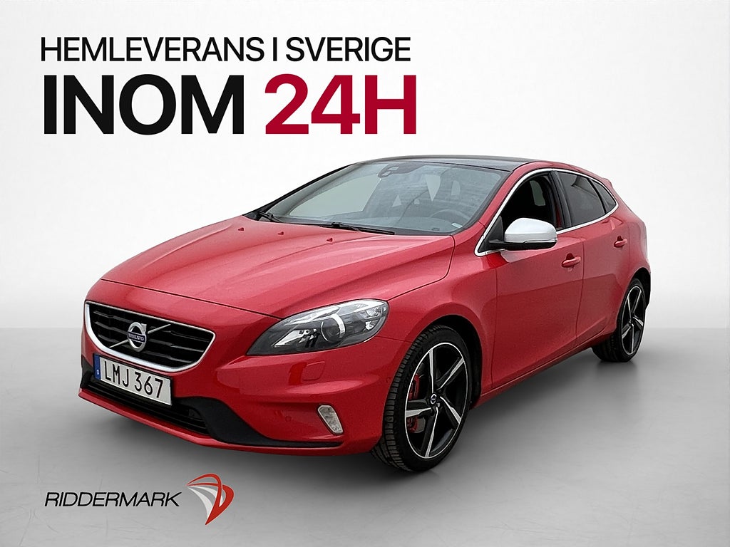 Volvo V40 D4 190hk R-Design Värmare Drag Kamera VÄLSERVAD