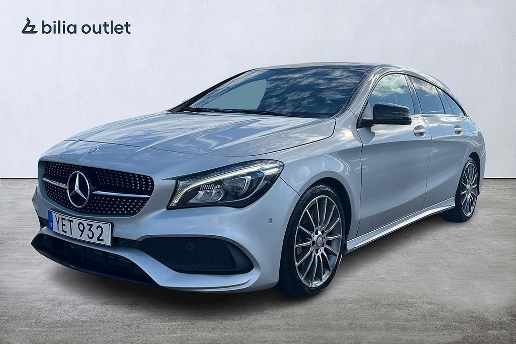 Mercedes-Benz CLA 220d Shooting Brake AMG 177hk / Drag Pano Kamera Skinn