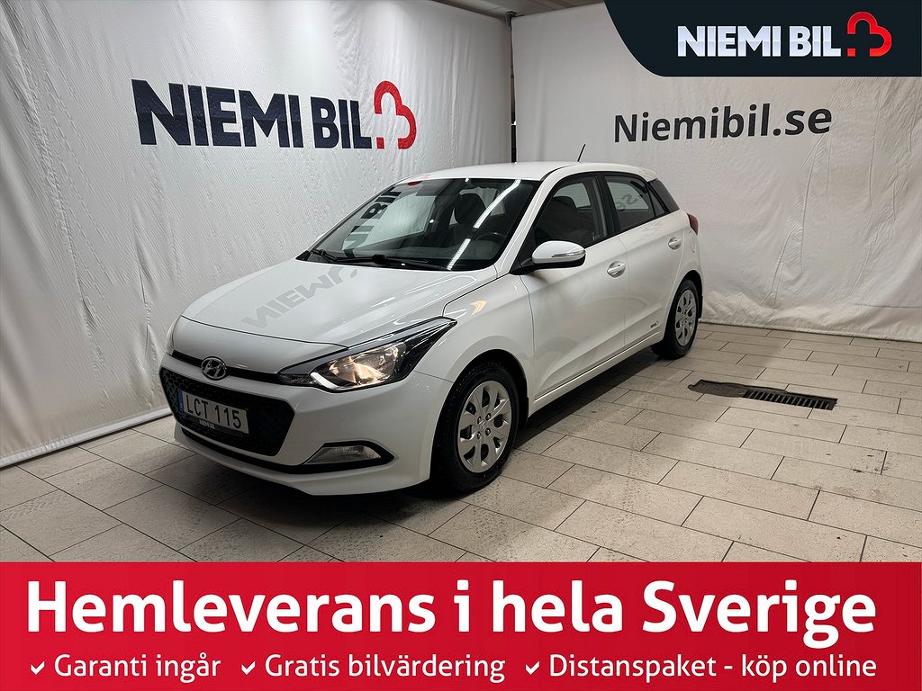 Hyundai i20 1.2 blue Comfort 84hk/M-värm/Rattvärme/S&V-däck