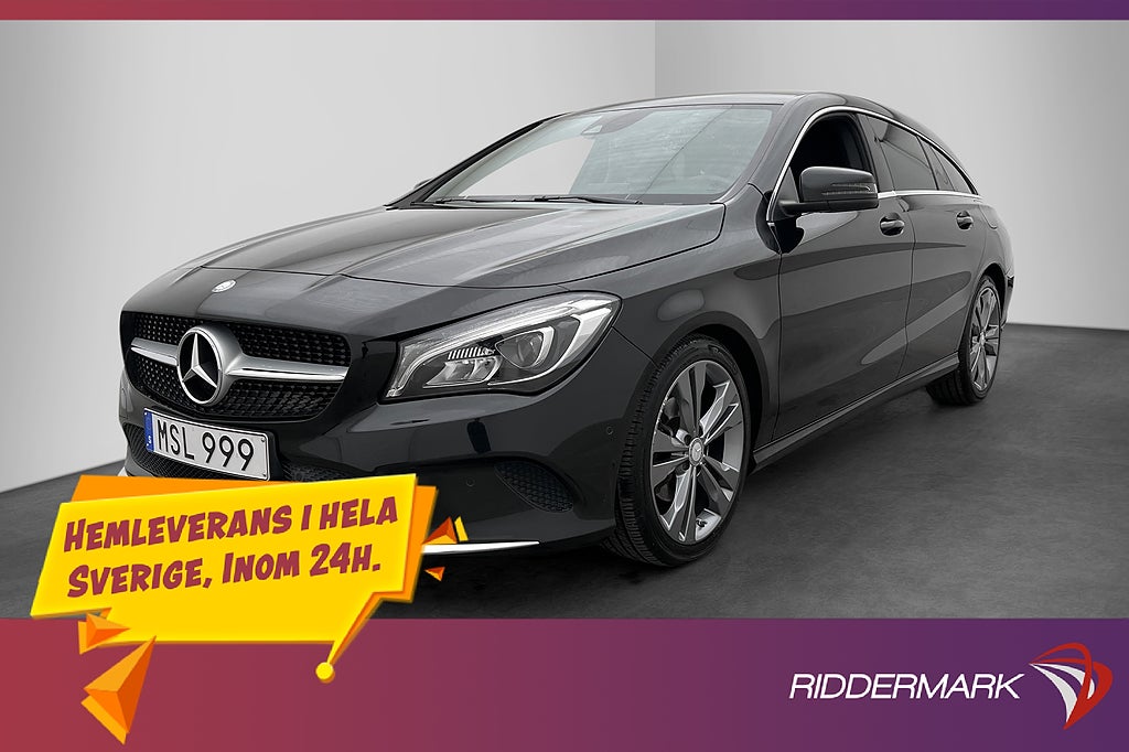 Mercedes-Benz CLA 200 d Shooting Brake D-Värmare Kamera Drag