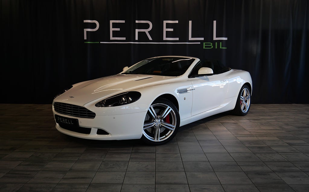 Aston Martin DB9 Volante Cab 5.9 V12 /Svensksåld/Lågmil