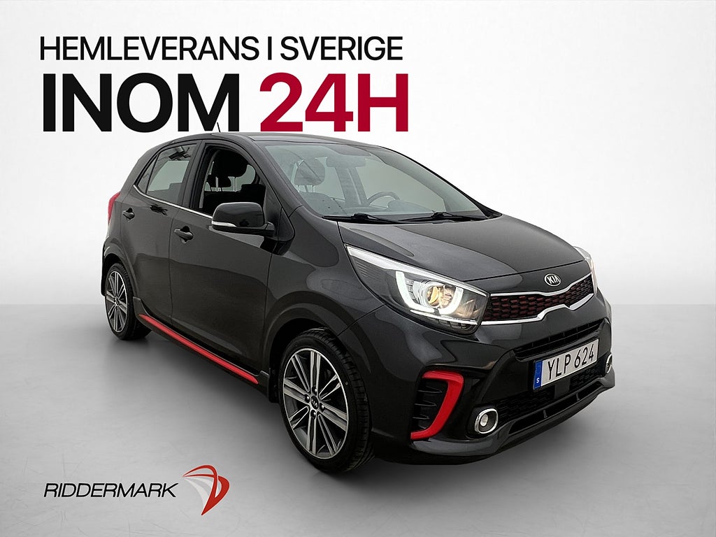 Kia Picanto 1.0 GT-Line Rattvärme P-Sensorer 360kr årsskatt