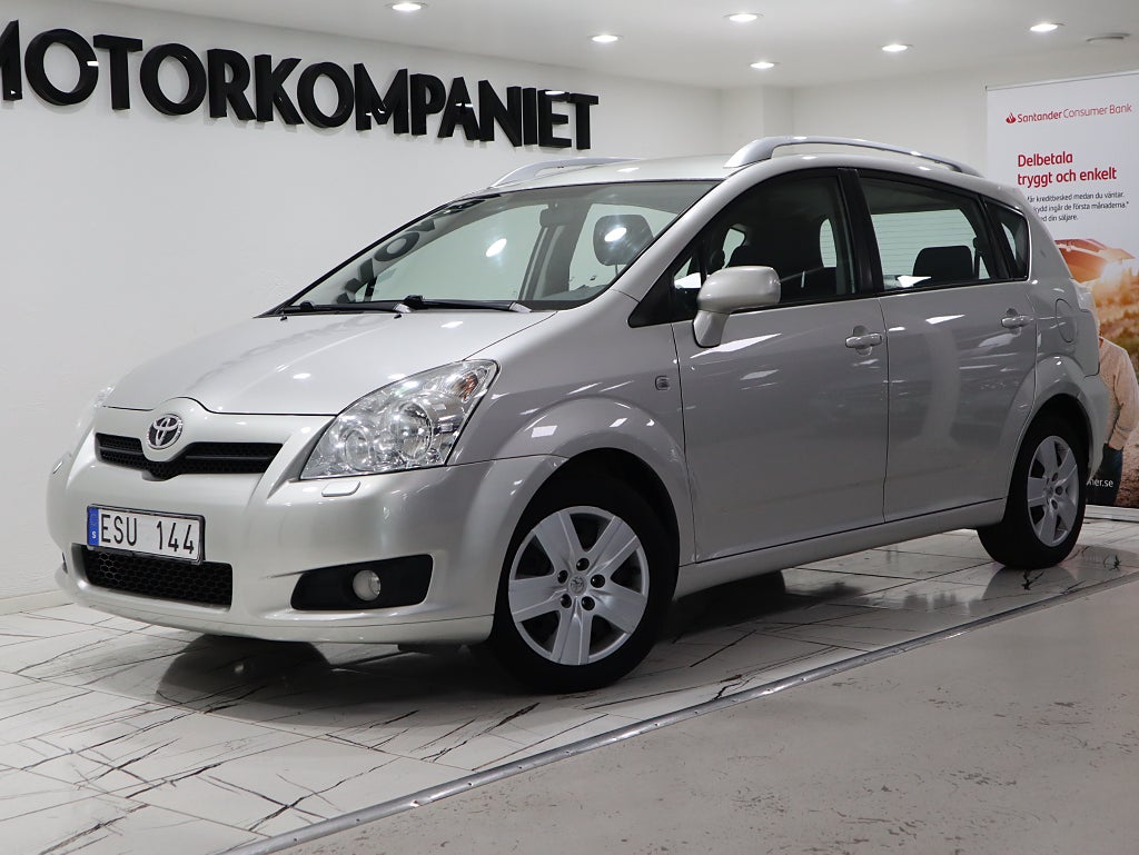 Toyota Corolla Verso 1.8 VVT-i 7-Sits Dragkrok Nybesiktigad 2-Ägare