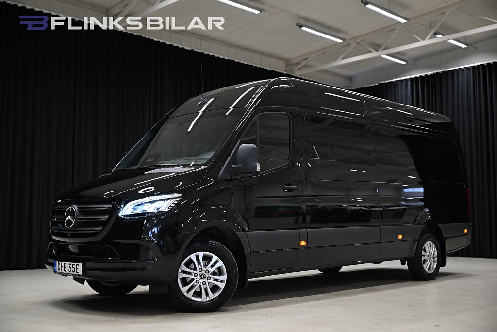 Mercedes-Benz Sprinter 319 190HK 9G+ Automat|Dubbelhytt|Mixto|LED|Drag|360° 