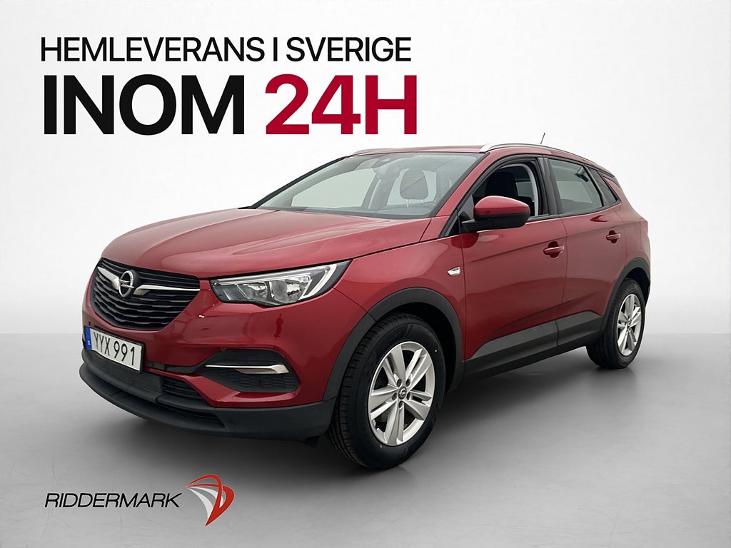 Opel Grandland X 1.2 Turbo Endast 0,51l/mil SOFIX Låg Skatt