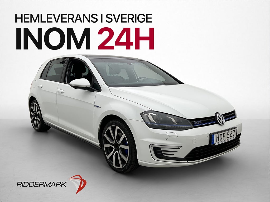 Volkswagen Golf GTE 204hk Panorama Värmare Navi CarPlay