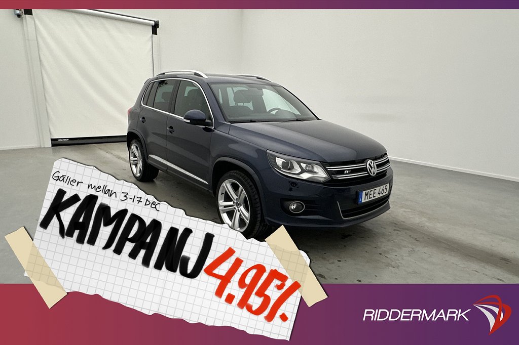 Volkswagen Tiguan 4M R-Line Pano D-Värm Kamera 4,95% Ränta