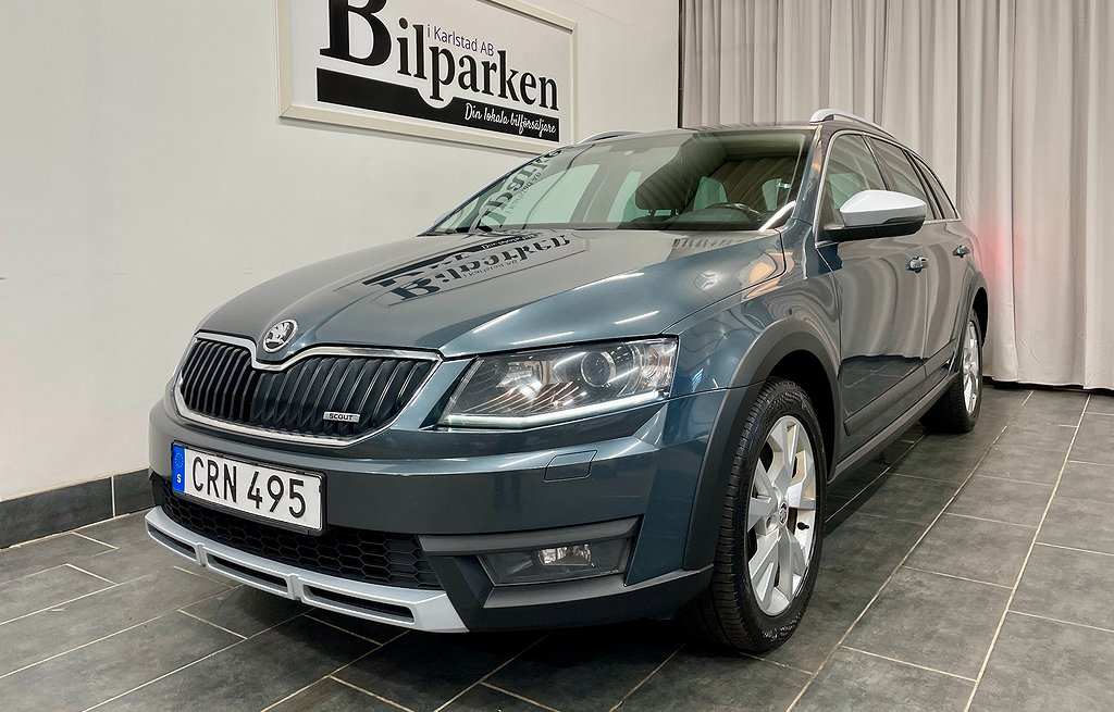 Skoda Octavia Scout 2.0 TDI 4x4 Euro 6 184hk VÄRMARE