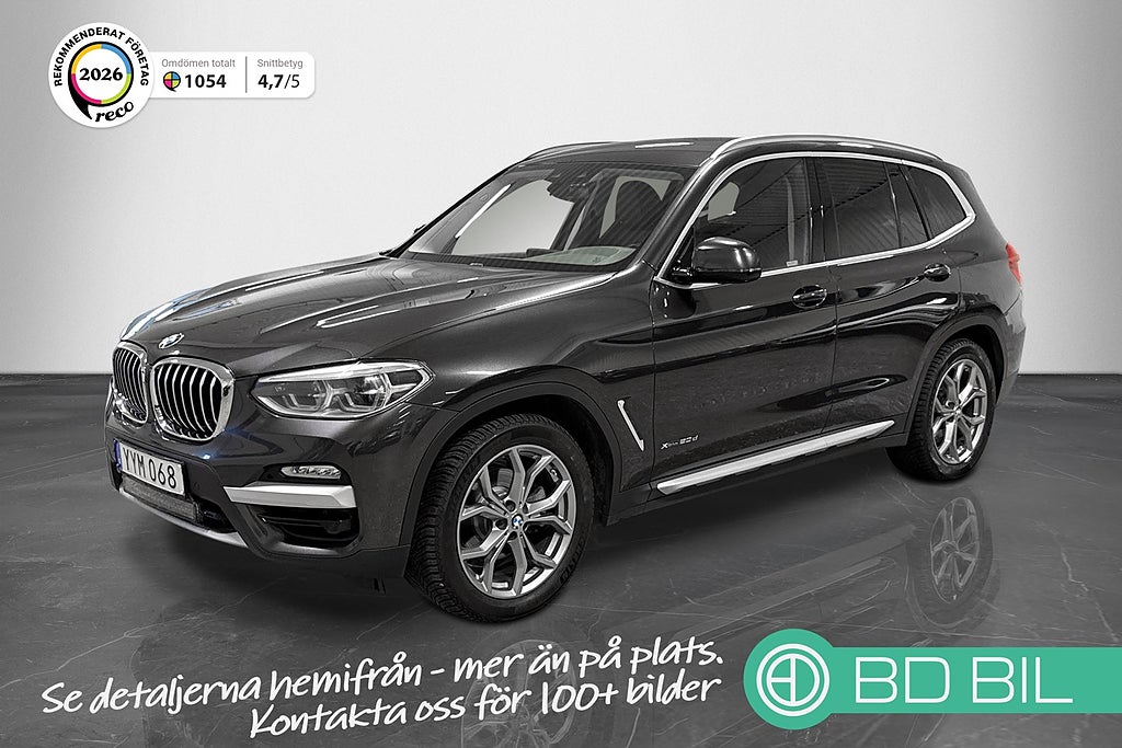 BMW X3 xDrive20d Värmare Apple Carplay Rattvärme Dragkrok