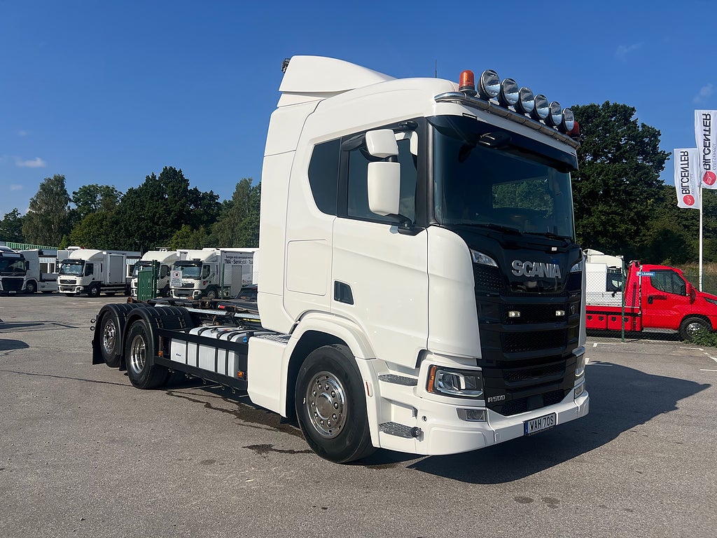 Scania R500 6x2*4 Lastväxlare inkl Schaktflak & Tippkärra