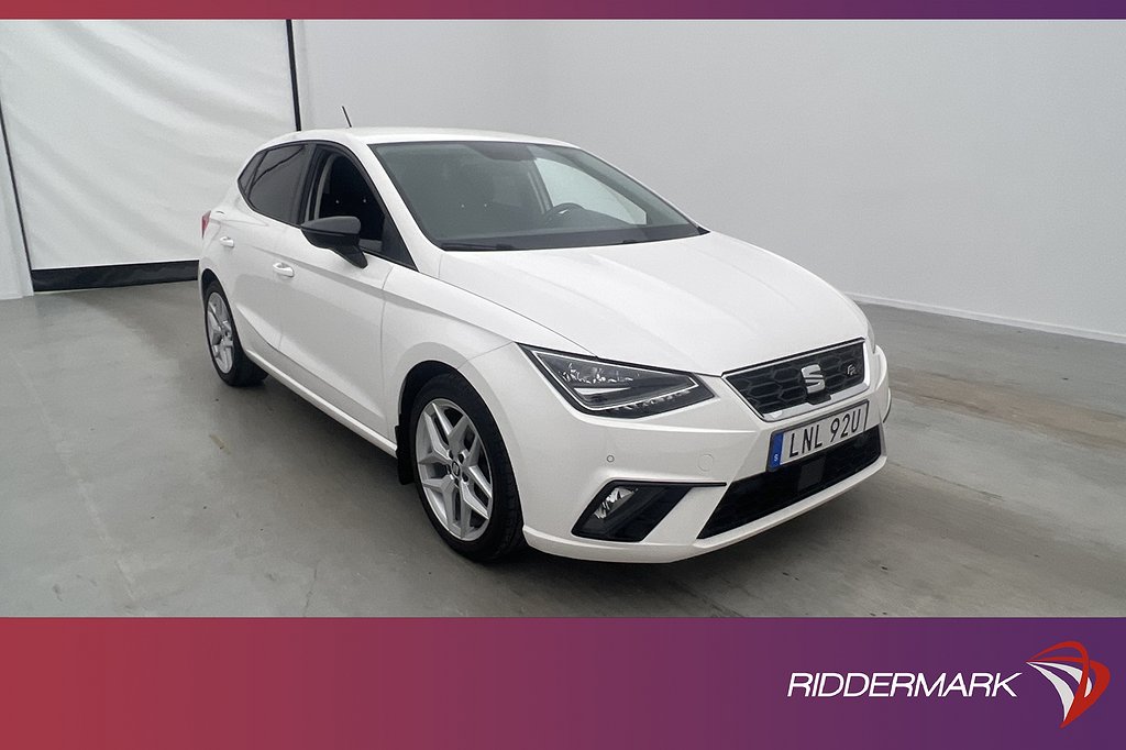 Seat Ibiza 1.0 EcoTSI 115hk FR Sensorer CarPlay Farthållare