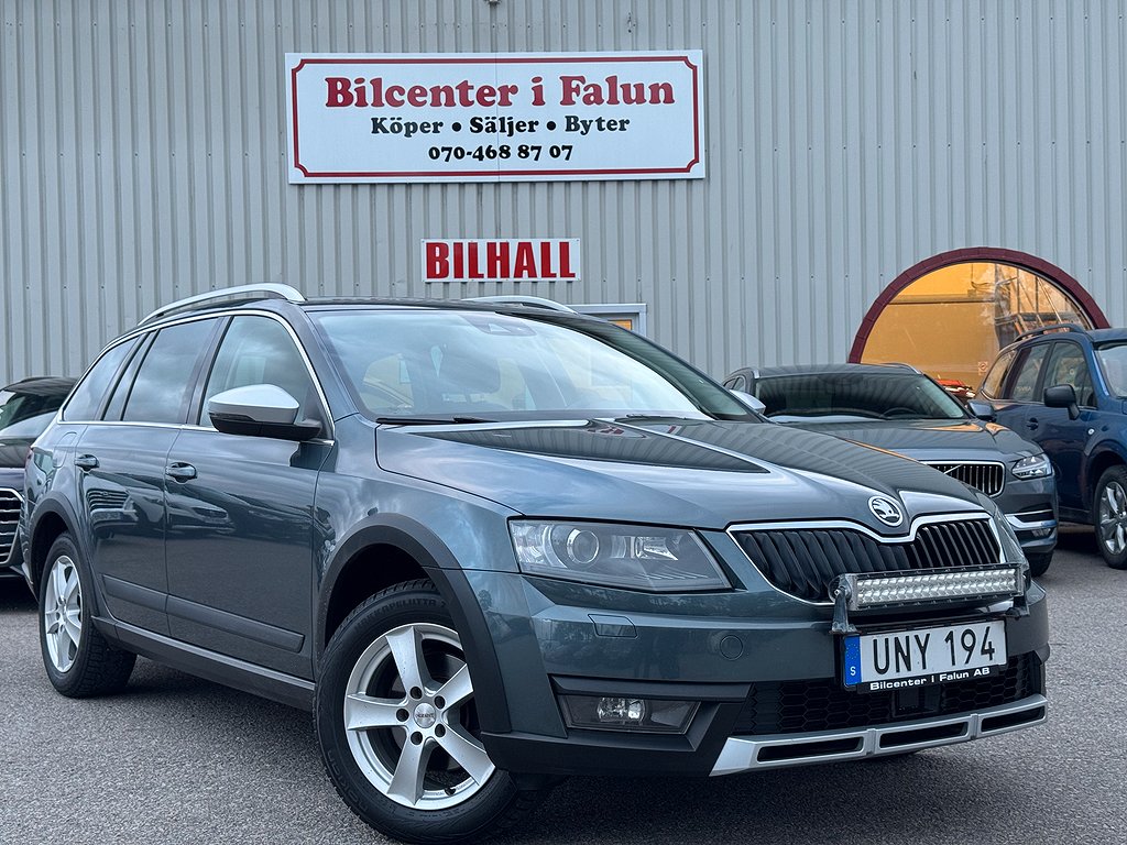 Skoda Octavia Scout 2.0 TDI 4x4 Euro 6 Dragkrok 