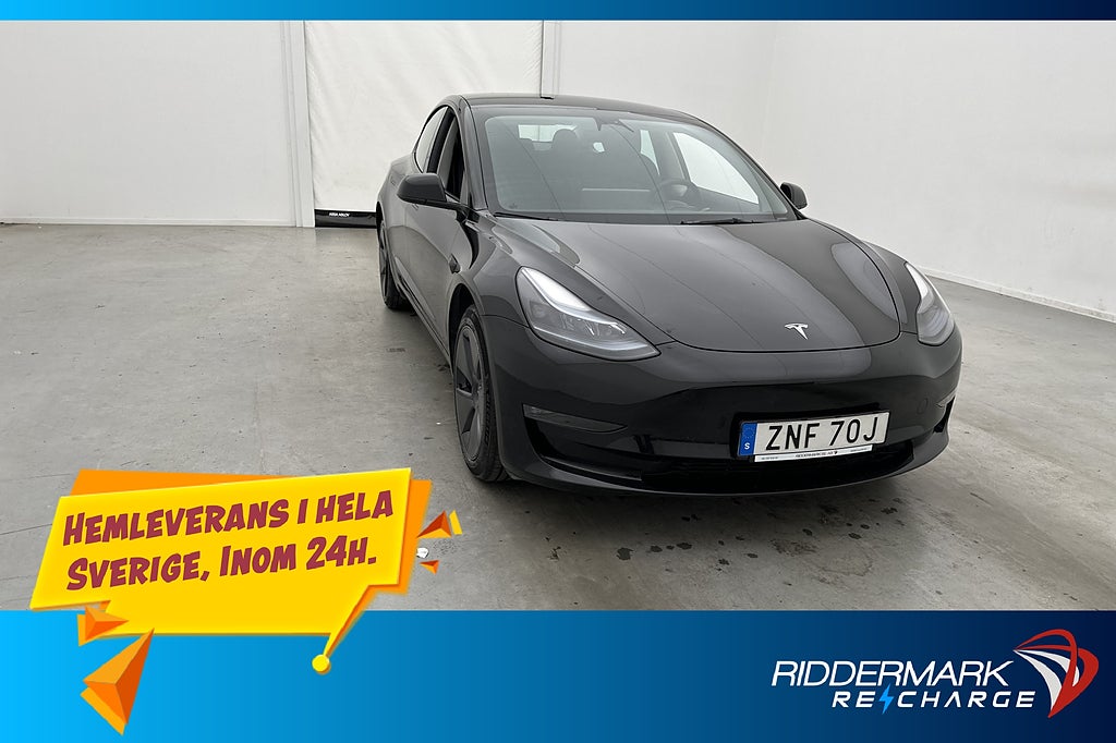 Tesla Model 3 Long Range Autopilot Rattvärme Svensksåld