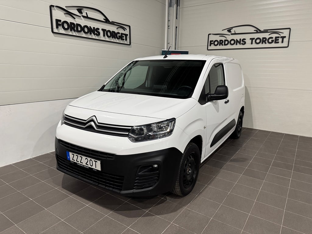 Citroen Berlingo Van 1,5 BlueHDi Värmare på fjärr|Drag|Carplay|Sensorer|