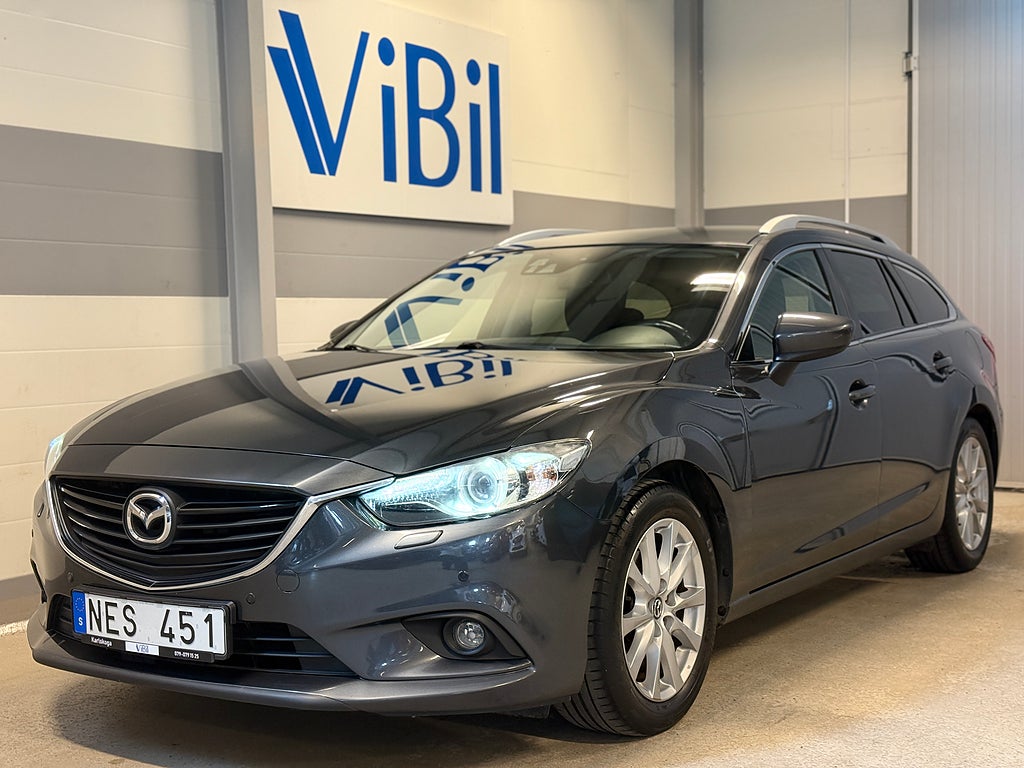 Mazda 6 Wagon 2.0 SKYACTIV-G Euro 5 DRAG/M-VÄRM/NAVI/PDC