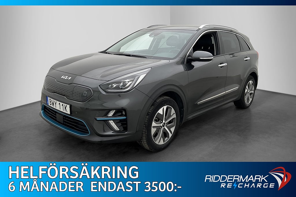 Kia E-Niro 64 kWh Advance Plus Kamera Skinn CarPlay Rattvärm