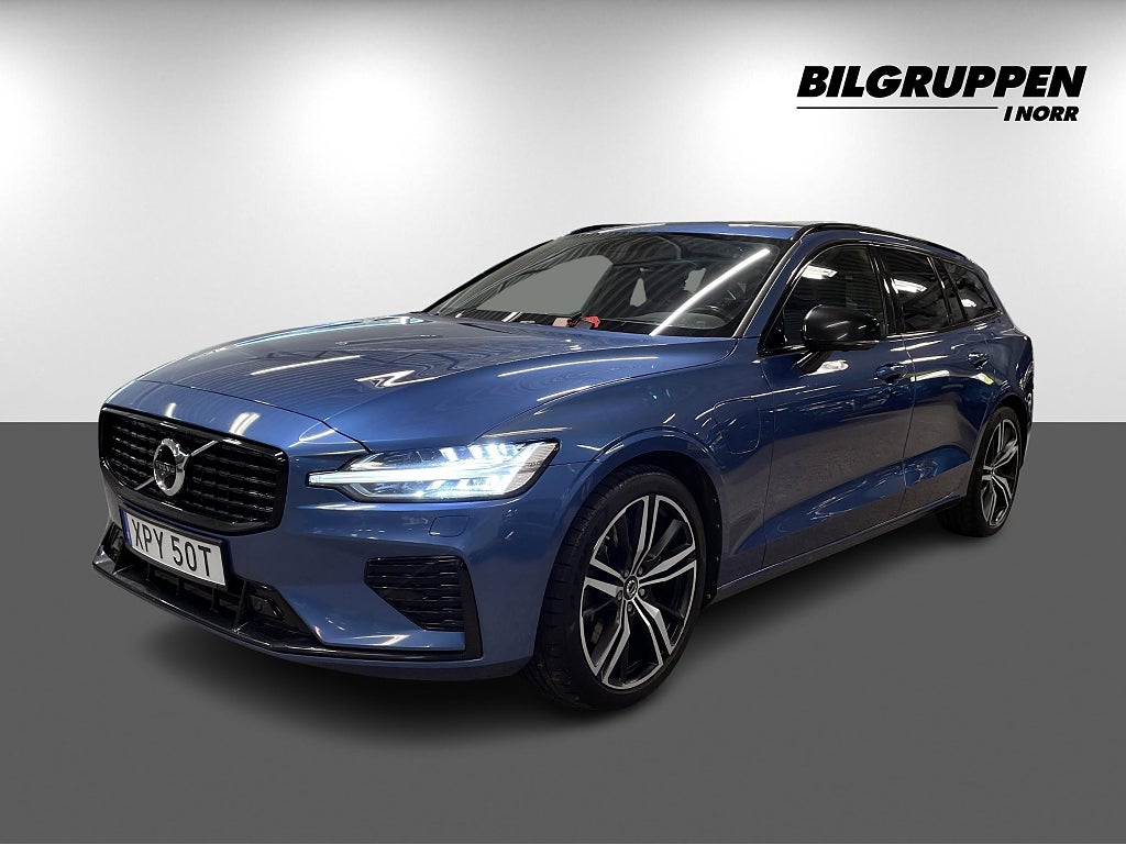 Volvo V60 Recharge T6 AWD R-Design (V-Hjul, Drag, Pano, HUD)