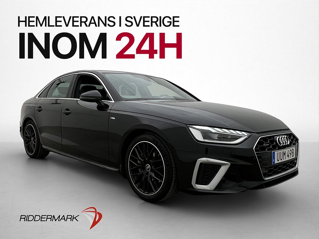 Audi A4 40 TFSI Q S-Line Taklucka Cockpit Värm Navi Drag