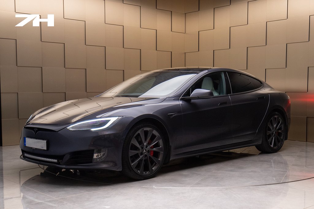 Tesla Model S P100D Ludicrous / Premium / Leasbar / Kolfiber /