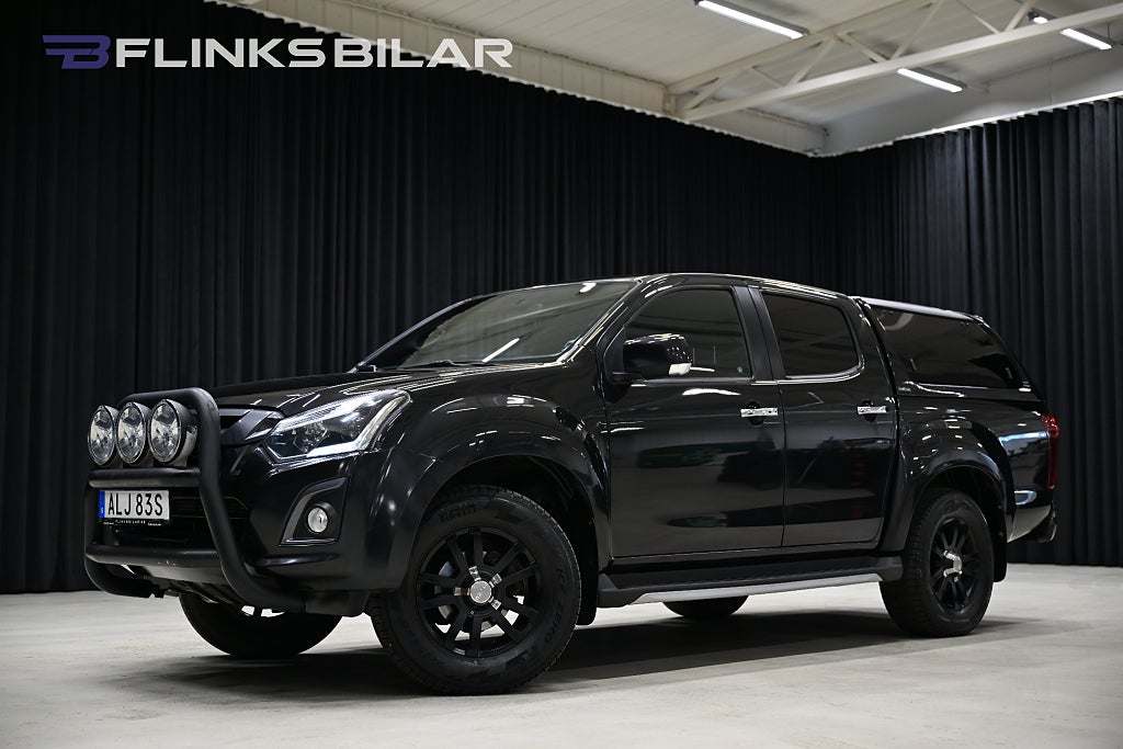 Isuzu D-Max 163HK Automat|Kåpa|Frontbåge|Dubbelgolv|Lågmil|Leasbar