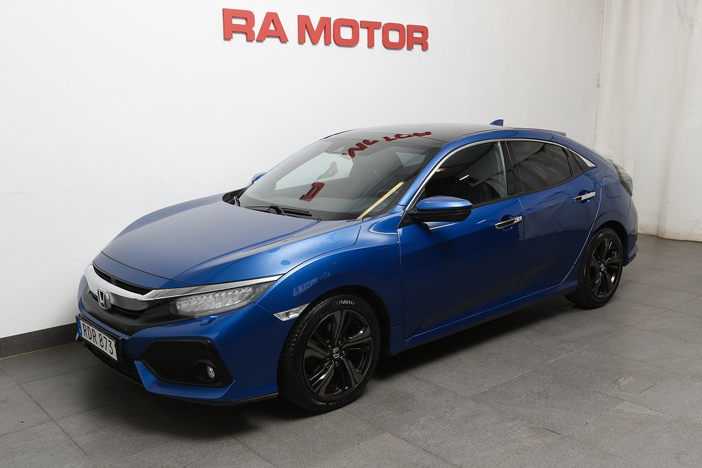 Honda Civic 1,5 i-VTEC Turbo 182hk Prestige Pano Motorv Drag 2017