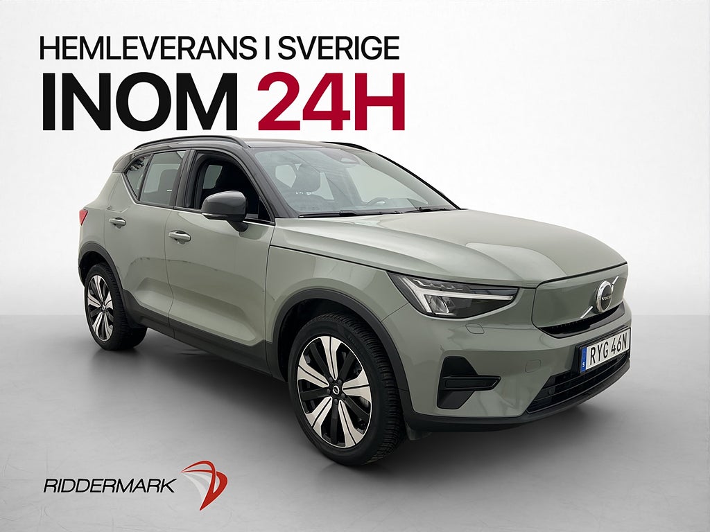 Volvo XC40 Recharge Core Kamera Värmepump CarPlay Dragkrok