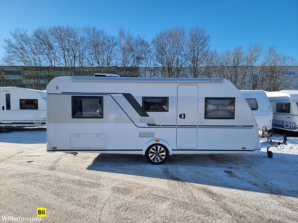 Knaus sport 540 UE AC SOLCELL Golvvärme I Design paket