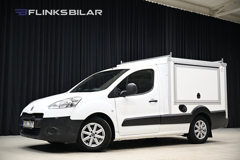 Peugeot Partner Pickup 1.6 HDi 90HK Kåpa|Drag|Dieselvärmare|B-Kamera