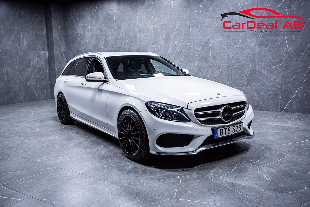 Mercedes-Benz C 250 T d 4M AMG Line Drag Kamera Skinn GPS