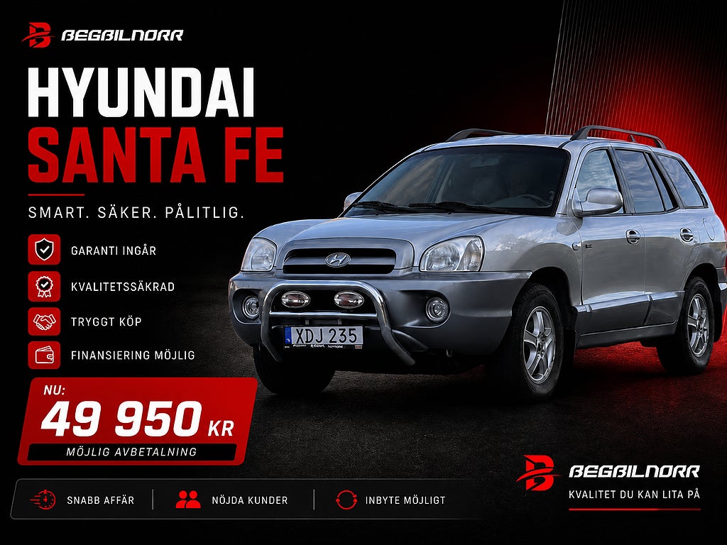 Hyundai Santa Fe 2.7 V6 4WD*Nyserv*