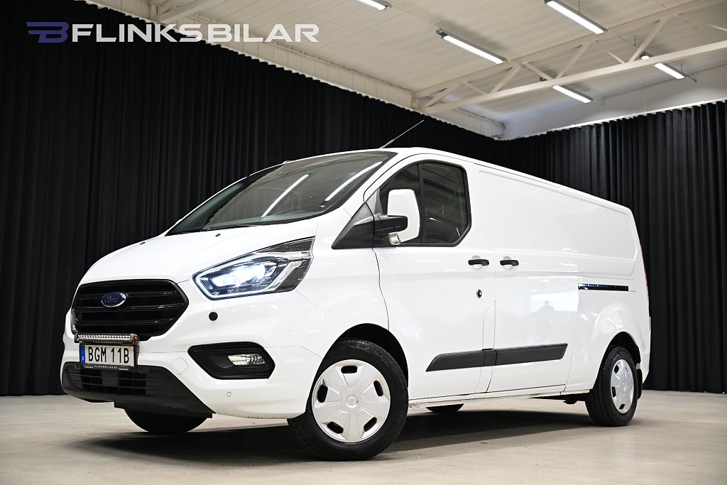 Ford transit Custom 130HK L2|Automat|LED|Dubbeldörr|M/K-Värmare|Moms