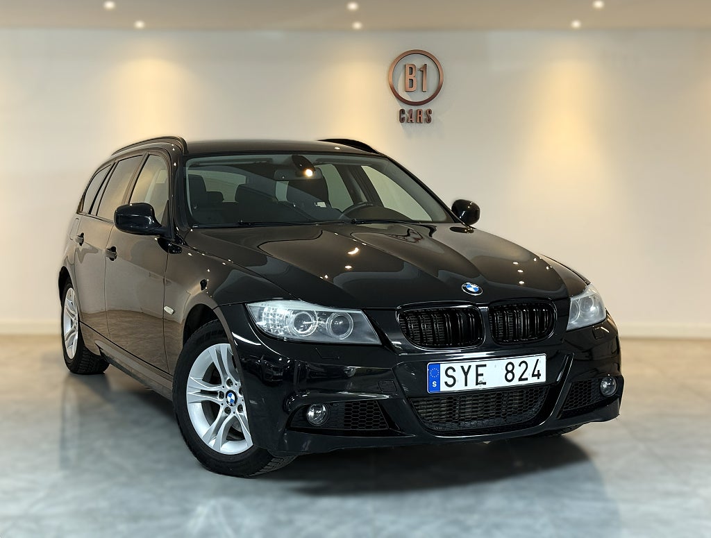BMW 320D D xDrive touring 184HK P-SENSORER M-VÄRMARE NYSERVAD 