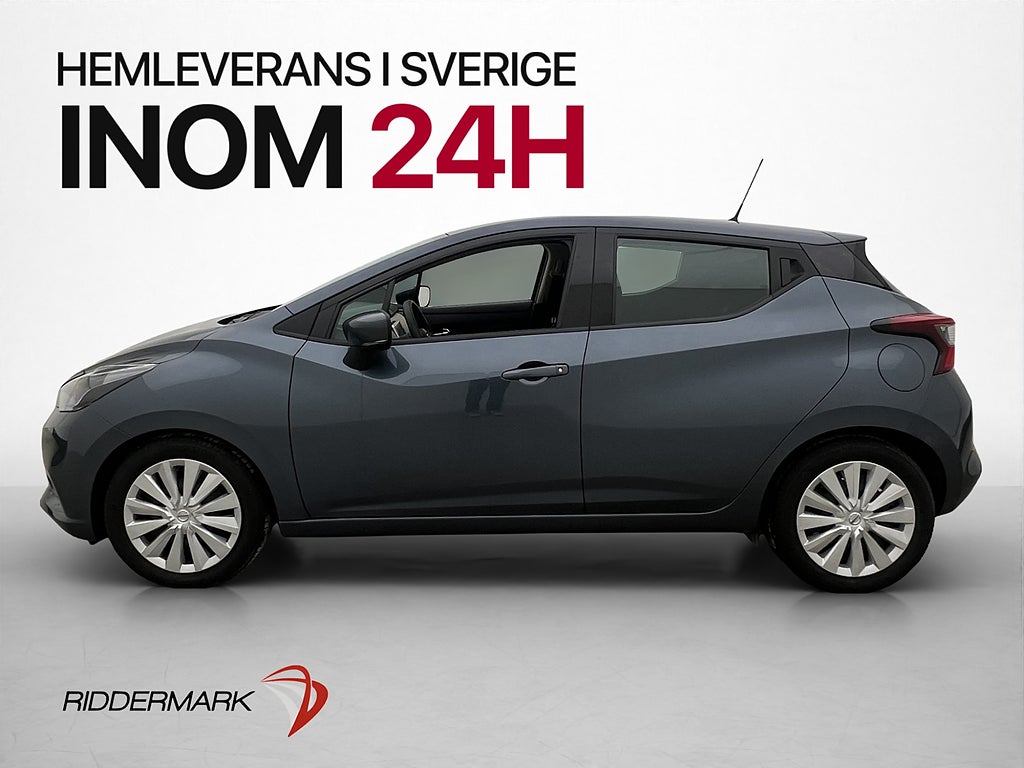 Nissan Micra 1.0 92hk Sensorer Farthållare CarPlay