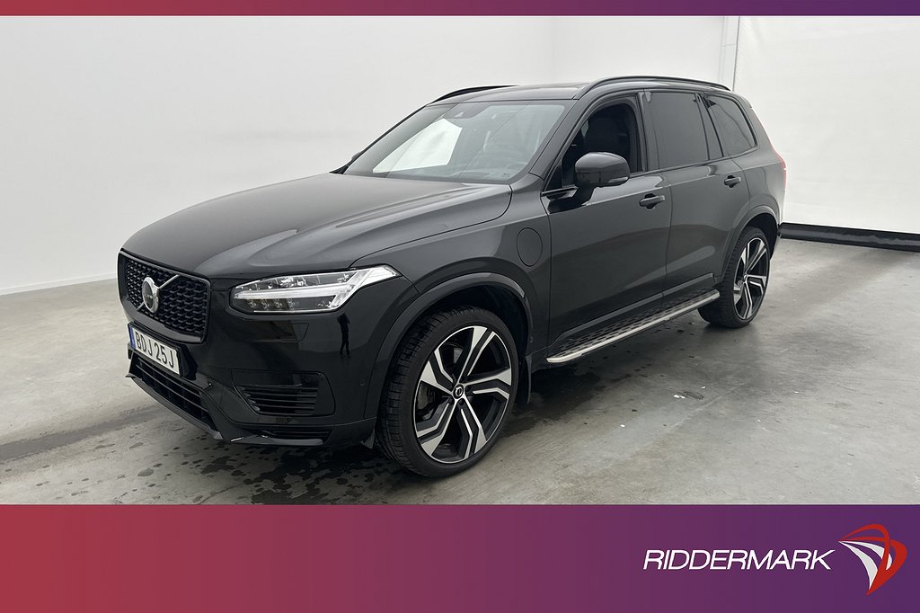 Volvo XC90 Recharge T8 AWD R-Design 7-sit Pano B&W Luft MOMS