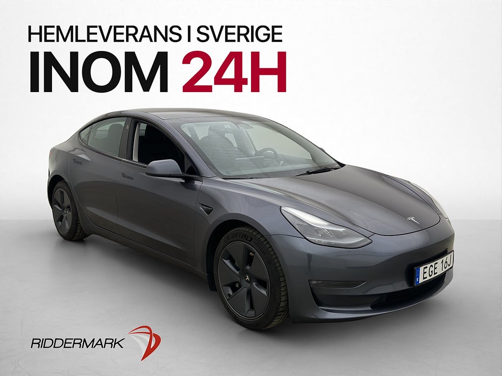 Tesla Model 3 Long Range AWD Drag AP Svensksåld 1-Brukare