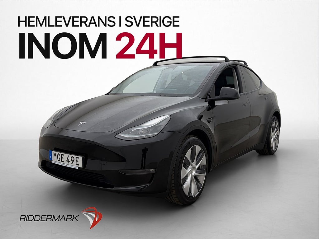 Tesla Model Y Long Range AWD Autopilot Svensksåld Dragkrok