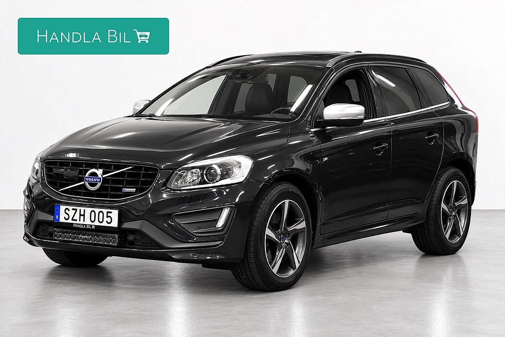 Volvo XC60 D4 AWD R-Design Pano Skinn Rattv D-värm Drag